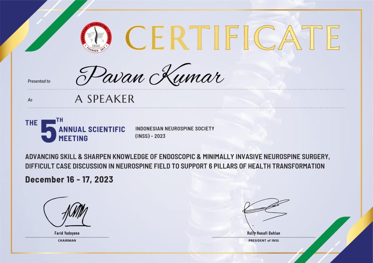Indonesian Neurospine Society 2023